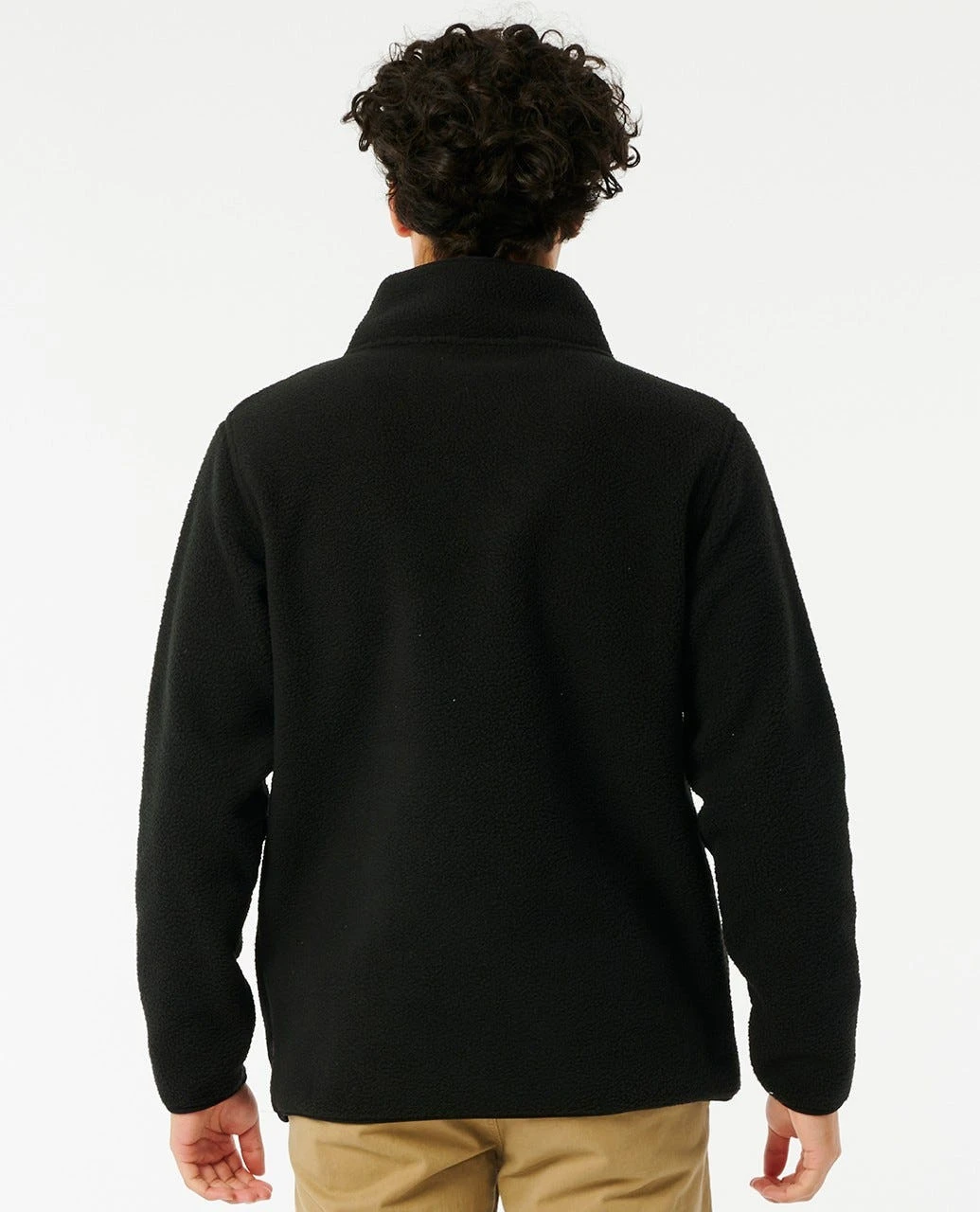 Rip Curl Bells Polar Fleece Mens In Black 5 Rip Curl Bells Polar Fleece Mens In Black - Image 3
