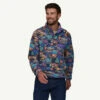 Patagonia LW Synch Snap-T Pullover Fleece Mens In Joy Pitch Blue -New Look Vibe 25551 JOYP TM1 2048x 60591.1682475688