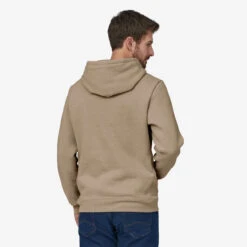 Patagonia P6 Logo Uprisal Hoodie Mens In Oar Tan -New Look Vibe 39622 ORTN TM2 28664.1682467417