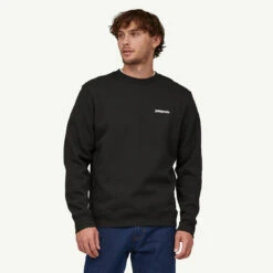 Patagonia P-6 Logo Uprisal Crew Mens In Black