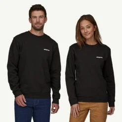 Patagonia P-6 Logo Uprisal Crew Mens In Black -New Look Vibe 39657 BLK TMSM3 1800x 85217.1687404348