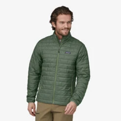 Patagonia Nano Puff Jacket Mens In Hemlock Green