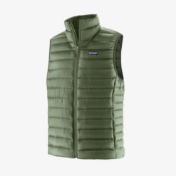 Patagonia Down Sweater Vest Mens In Sedge Green