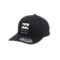 Billabong United FlexFit 110 Snapback Cap Mens In Black