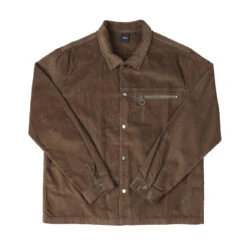 Former Harmony Overshirt Mens In Bark -New Look Vibe FORMER Q2 23 Fsh 23205 Harmony Overshirt Bark 1 52486.1689041007