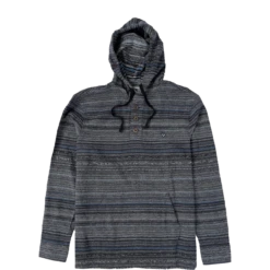 Vissla Descanso Hooded Popover Mens In Graphite
