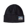 Patagonia Brodeo Beanie In Line Logo Ridge Classic Navy -New Look Vibe Patagonia Brodeo Beanie in Line Logo Ridge Classic Navy 1 70400.1654496504