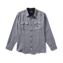 Roark Nordsman Light Long Sleeve Flannel Mens In Mixtape Blue