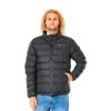 Rip Curl Anti Series Elite Puff Hooded Jacket Mens In Black -New Look Vibe Rip Curl Anti Series Elite Puff Hooded Jacket Mens in Black 1 05578.1652234172