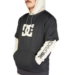 DC Dryden Hoodie Mens In Pelican -New Look Vibe adyft03344 dcshoes w sgb0 dtl2 29701.1682898679