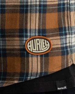 Hurley Service Check Long Sleeve Shirt Mens In Service Check -New Look Vibe amls23q2sc sch 5 22168.1689563973