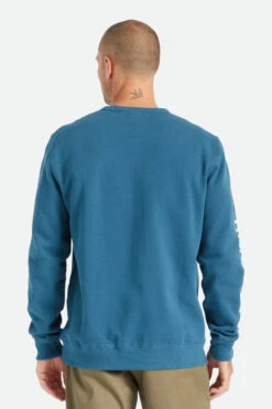 Brixon Alton Crew Mens In Indie Teal -New Look Vibe brixton alton crew mens indie teal 4 22306.1662438602