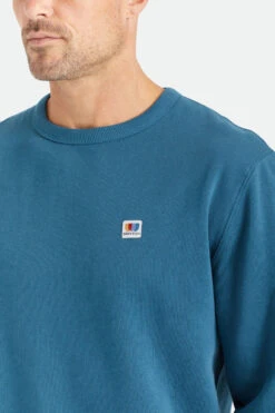Brixon Alton Crew Mens In Indie Teal -New Look Vibe brixton alton crew mens indie teal 5 29349.1662438603