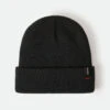 Brixton Harbor Watch Cap Beanie In Black -New Look Vibe brixton harbour watch cap beanie black 1 97659.1617949027