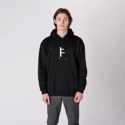 Former Composed Hood Mens In Black