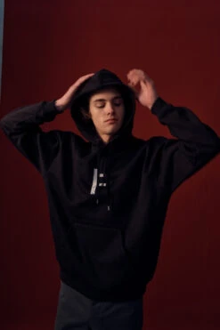 Former Composed Hood Mens In Black -New Look Vibe former composed hood mens black 6 68917.1674518208