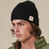 Globe Sustain Beanie In Black -New Look Vibe globe sustain beanie black 69694.1617950558