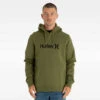 Hurley One And Only Solid Seasonal Hoodie Mens In Moss Green -New Look Vibe hamfl1010 mos 0 03020.1689564021