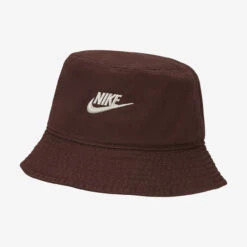 Nike Sportswear Futura Wash Bucket Hat In Earth Light Orewood Brown