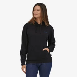 Patagonia Boardshort Logo Uprisal Hoodie Mens In Ink Black -New Look Vibe patagonia boardshort logo uprisal hoodie mens ink black 2 65467.1677551125