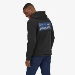Patagonia Boardshort Logo Uprisal Hoodie Mens In Ink Black -New Look Vibe patagonia boardshort logo uprisal hoodie mens ink black 5 97053.1677551127