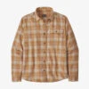 Patagonia Cotton In Conversion LW Fjord Flannel Shirt Mens In Libbey Dark Camel -New Look Vibe patagonia cotton in conversion lw fjord flannel shirt mens libbey dark camel 1 81005.1675730023