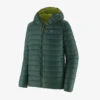 Patagonia Down Sweater Hooded Jacket Mens In Pinyon Green -New Look Vibe patagonia down sweater hooded jacket mens pinyon green 1 09203.1675731169