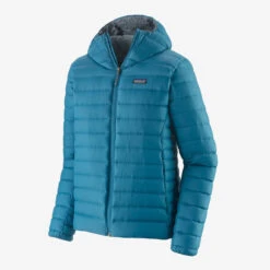Patagonia Down Sweater Hoody Mens In Wavy Blue