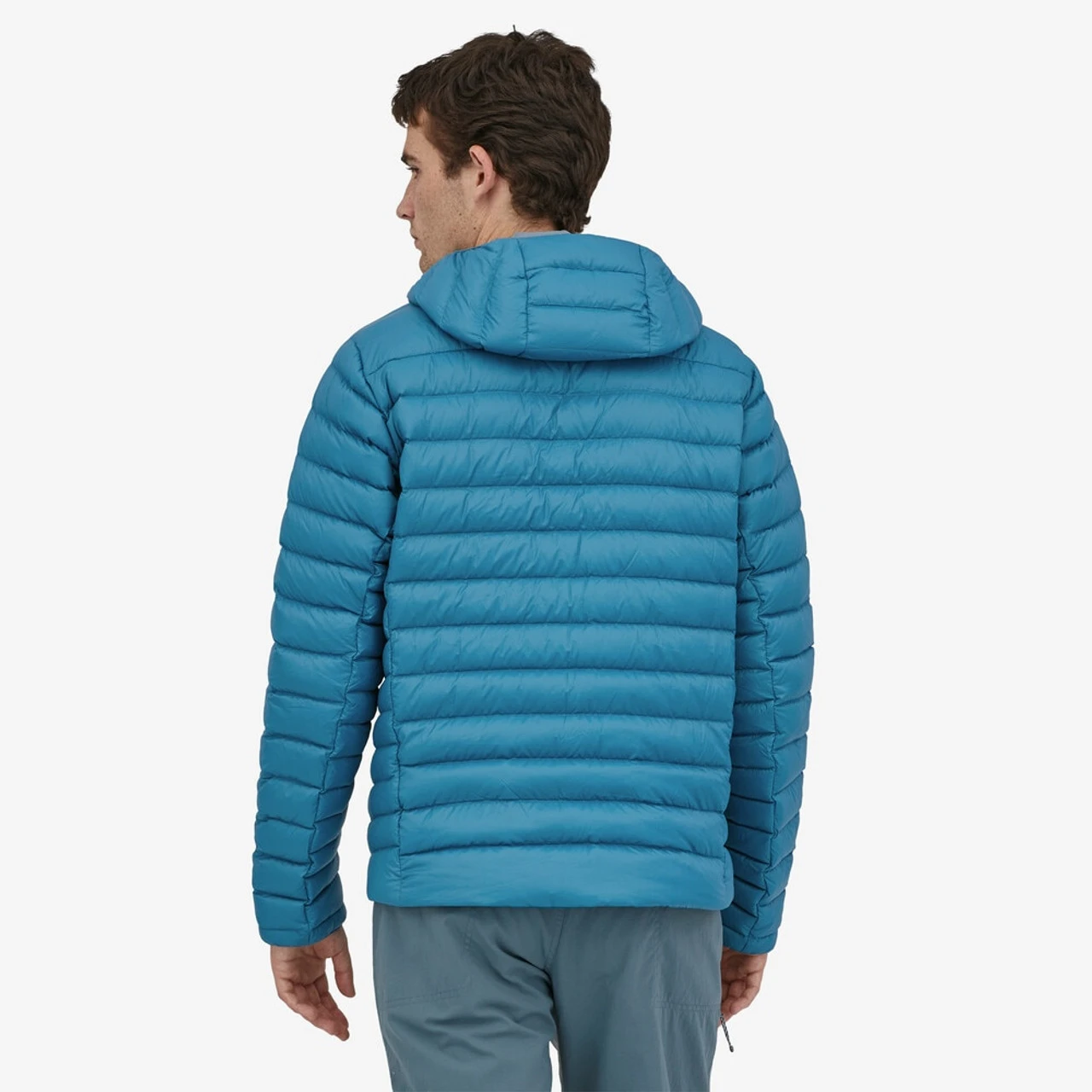 Patagonia Down Sweater Hoody Mens In Wavy Blue 5 Patagonia Down Sweater Hoody Mens In Wavy Blue - Image 3