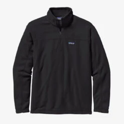 Patagonia Micro D Pullover Fleece Mens In Black