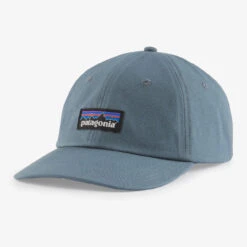 Patagonia P6 Label Trad Cap In Plume Grey