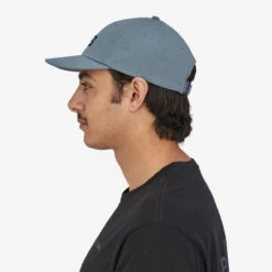Patagonia P6 Label Trad Cap In Plume Grey -New Look Vibe patagonia p6 label trad cap plume grey 3 02853.1646629884