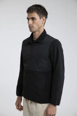 Rhythm Block Polar Fleece Mens In Black