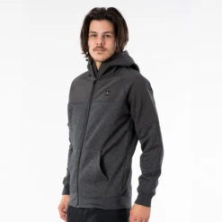 Rip Curl Viral Anti Series Zip Thru Hoodie Mens In Black -New Look Vibe ripcurl viral anti series zip thru hoodie mens black 2 83369.1677732213
