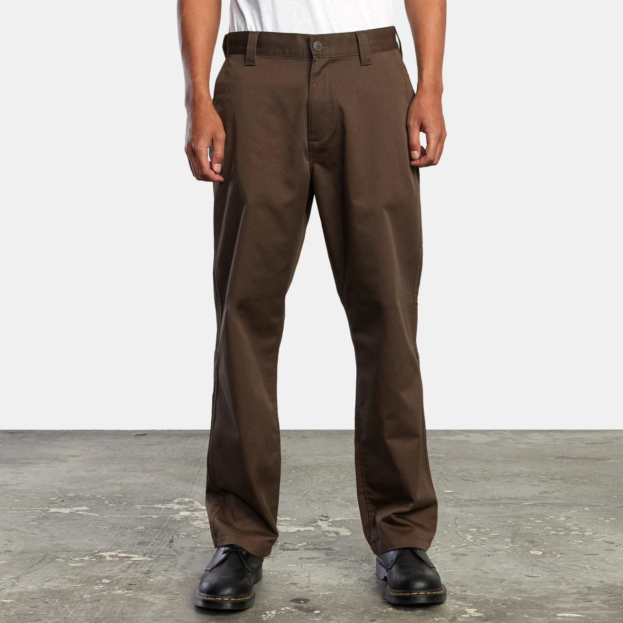 RVCA Americana Chino Pant Mens In Chocolate 2 RVCA Americana Chino Pant Mens In Chocolate
