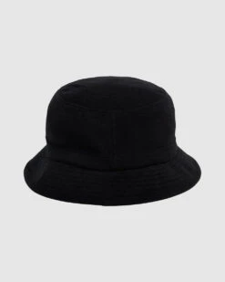 RVCA Skull Shred Terry Bucket Hat Mens In Black -New Look Vibe rvca skull shred terry bucket hat mens black 3 44011.1638158486