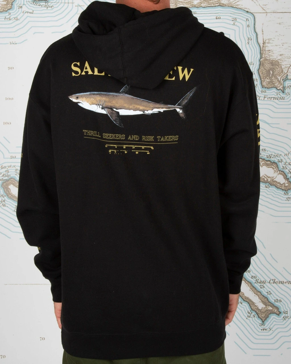Salty Crew Bruce Hoodie Mens In Black 4 Salty Crew Bruce Hoodie Mens In Black - Image 2