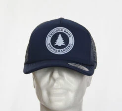 Trigger Bros Snowboarding Trucker Hat In Navy -New Look Vibe snowboarding trucker hat navy 1 54677 1616572940 33995.1655954638