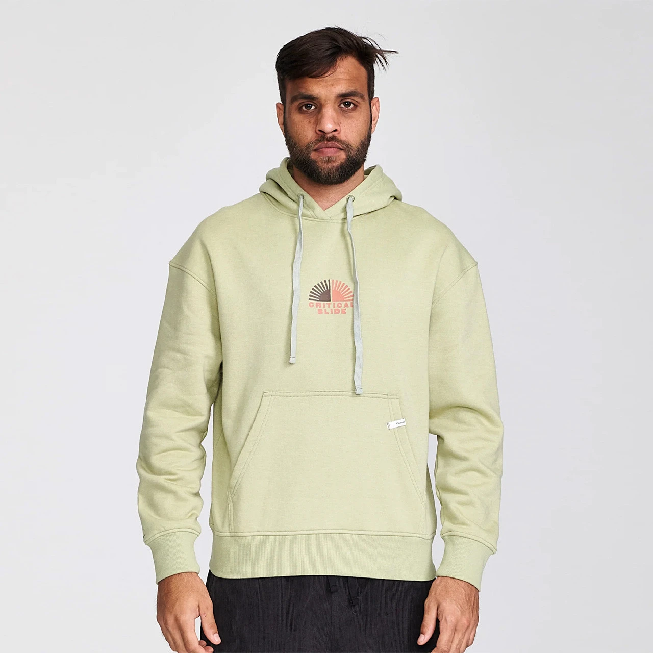 The Critical Slide Society Sunrise Hoodie Mens In Sage 3 The Critical Slide Society Sunrise Hoodie Mens In Sage