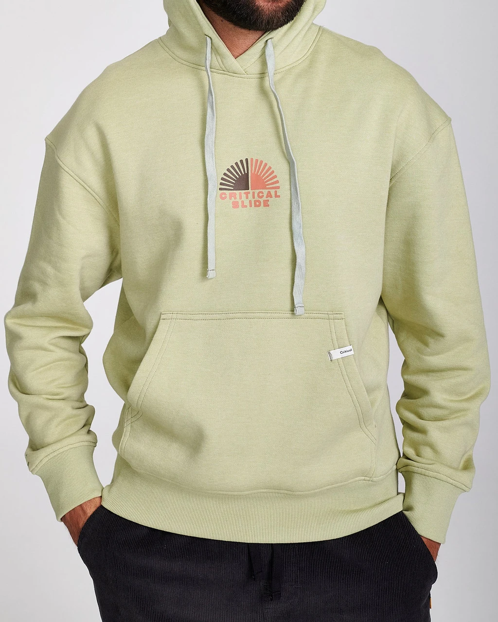 The Critical Slide Society Sunrise Hoodie Mens In Sage 4 The Critical Slide Society Sunrise Hoodie Mens In Sage - Image 2