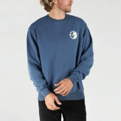 Town & Country Iconic Checker Crew Mens In Pacific