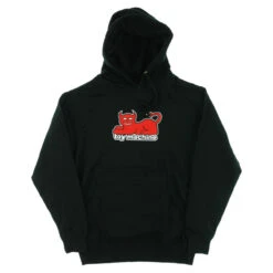 Toy Machine Devil Cat 90s Hoodie Mens In Black