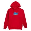 Toy Machine Devil Cat 90s Hoodie Mens In Red