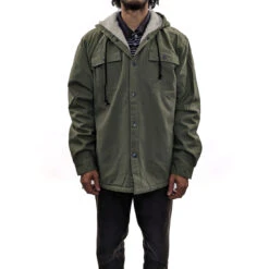 Trigger Bros Daybreak Sherpa Jacket Mens In Military