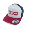 Trigger Bros Farrugia Trucker Hat In Red White Navy