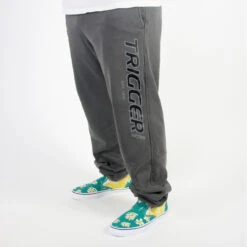 Trigger Bros Original Tracksuit Pant In Charcoal