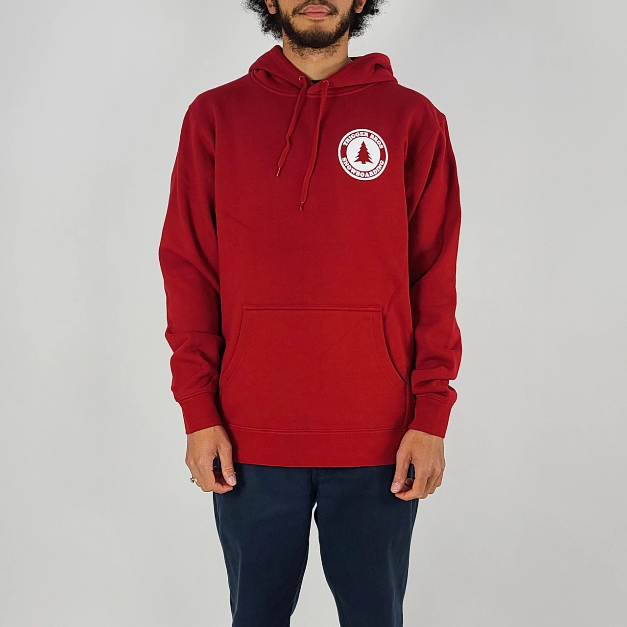 Trigger Bros Snowboarding Hoodie Mens In Cardinal Red 3 Trigger Bros Snowboarding Hoodie Mens In Cardinal Red
