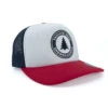 Trigger Bros Snowboarding Trucker Hat In Red White Navy -New Look Vibe trigger bros snowboarding trucker hat red white navy 1 12152.1641511395