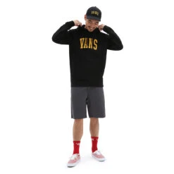 Vans Varsity Pullover Hoodie Mens In Black -New Look Vibe vans varsity pullover hoodie mens black 5 63551.1677627048